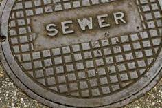 Sewer line work